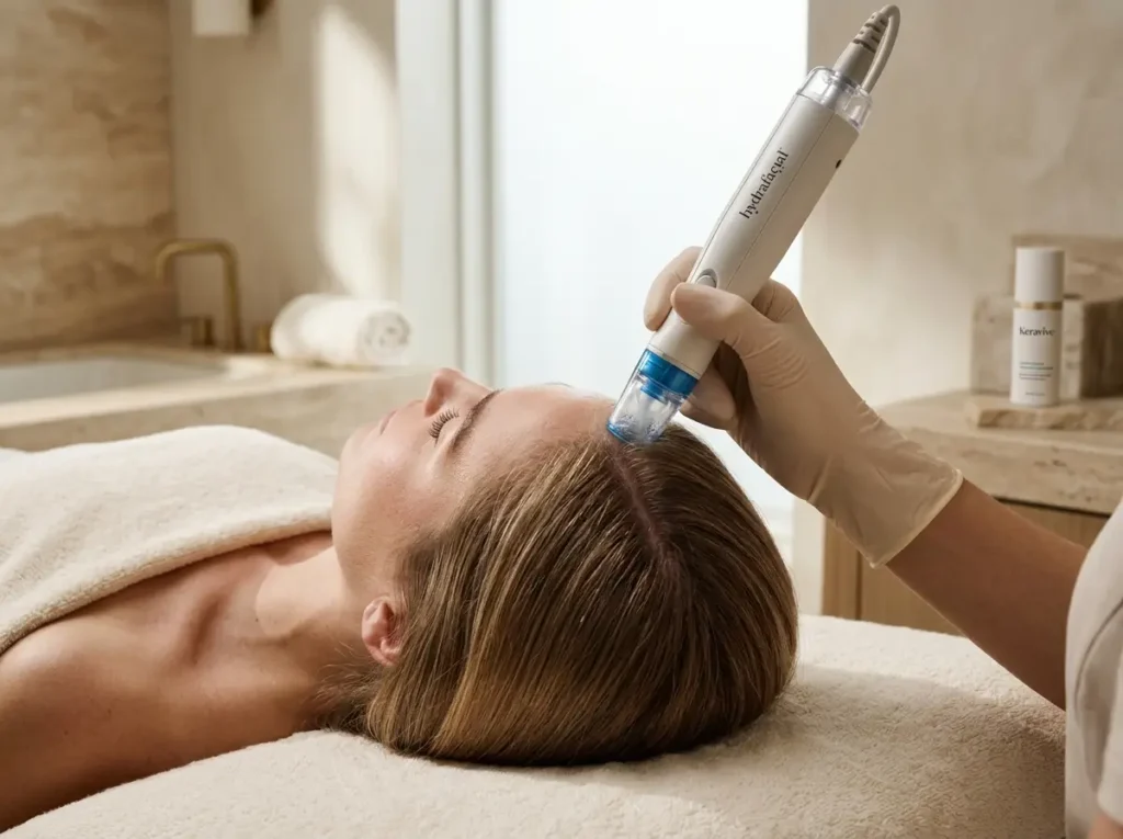 Hydrafacial Keravive Treatment